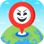 fake gps location changer app android application logo